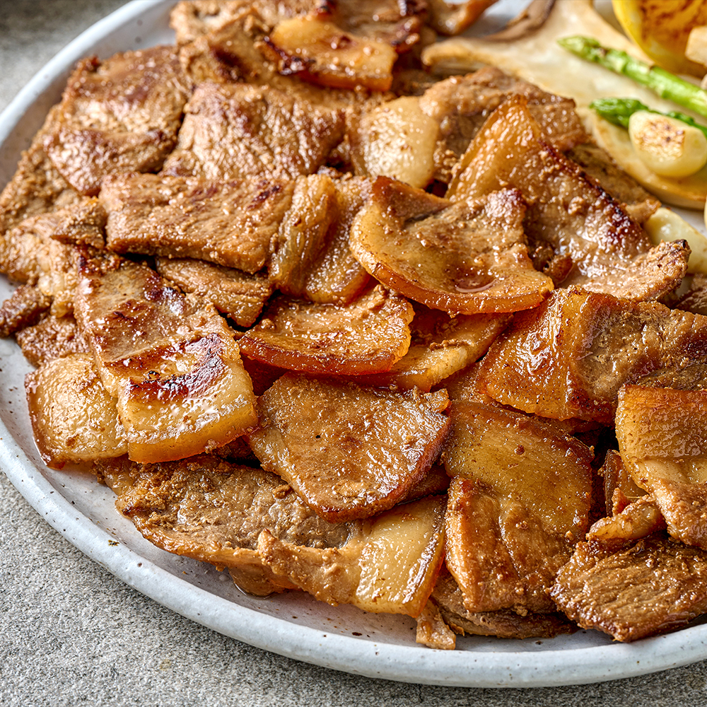 돼지주물럭 간장돼지불고기 제주 흑돼지 왕구이 갈비 밀키트 1kg, 1개 - 상세 이미지 2