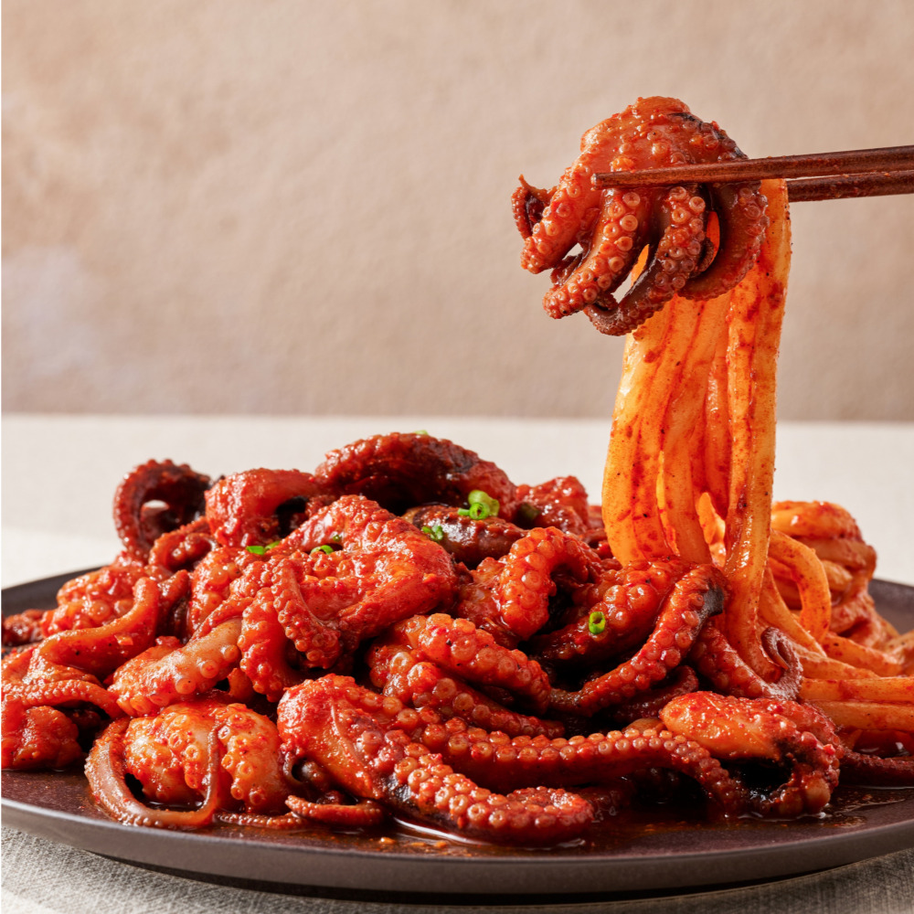 불소반쭈꾸미 300g 쭈꾸미볶음 순한맛 양념쭈꾸미 캠핑 밀키트 간편조리