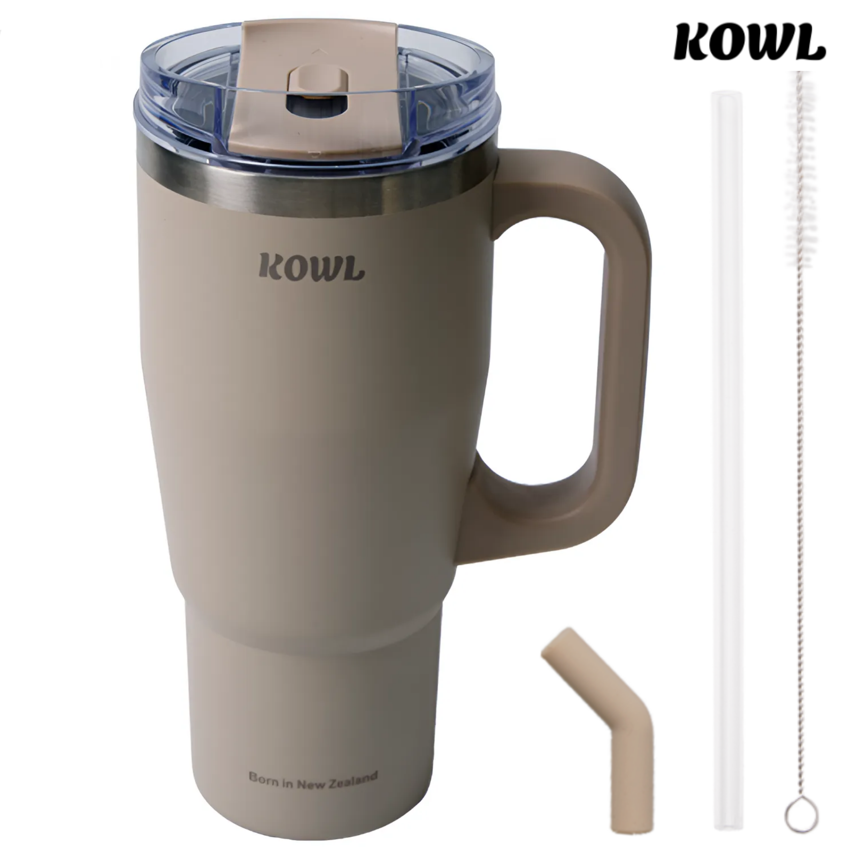 코울 밀퍼드 대용량 빨대 손잡이 이중진공 보온보냉 차량용 텀블러 950ml 이미지 7