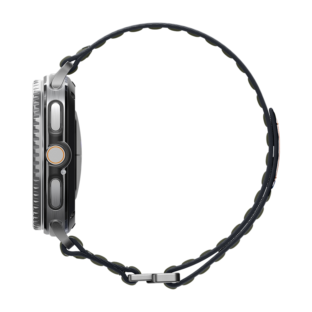 갤럭시워치 스트랩 패브릭 나일론 밴드 스포츠루프 트레일루프 WBF0 갤럭시 워치9, 40mm-44mm 호환, 네이비 이미지 6