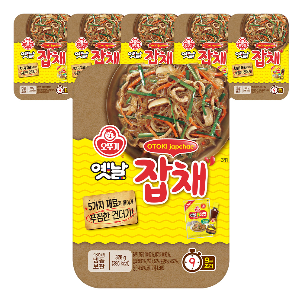 오뚜기 옛날잡채 328g, 6개 - 상품 이미지