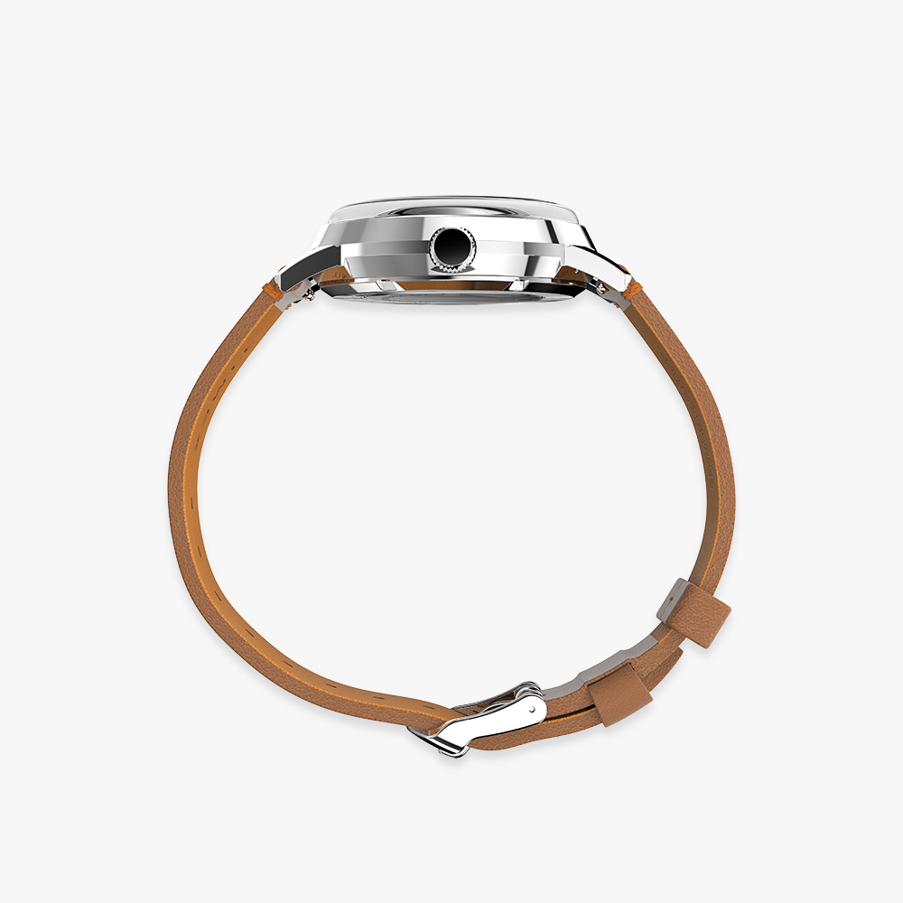 타이맥스 멀린 오토매틱 브라운 레더스트랩 남성시계 40mm TW2W59300 이미지 6