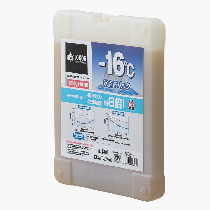 로고스 빙점하 아이스팩 GT 1200g 캠핑 휴대용 보냉 빙점팩