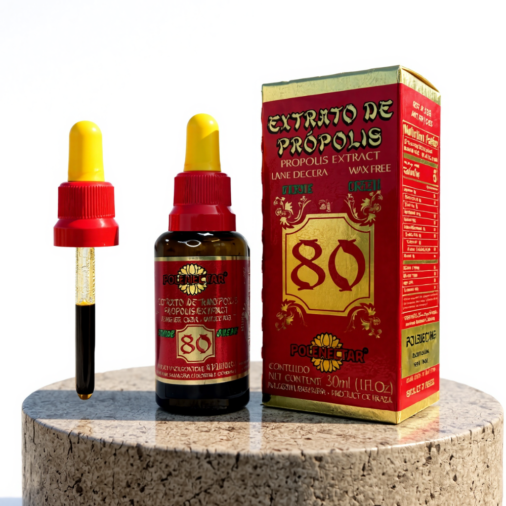 고함량 폴리넥타 브라질 그린 프로폴리스 원액 액상 리퀴드 스포이드 30ml 왁스프리80