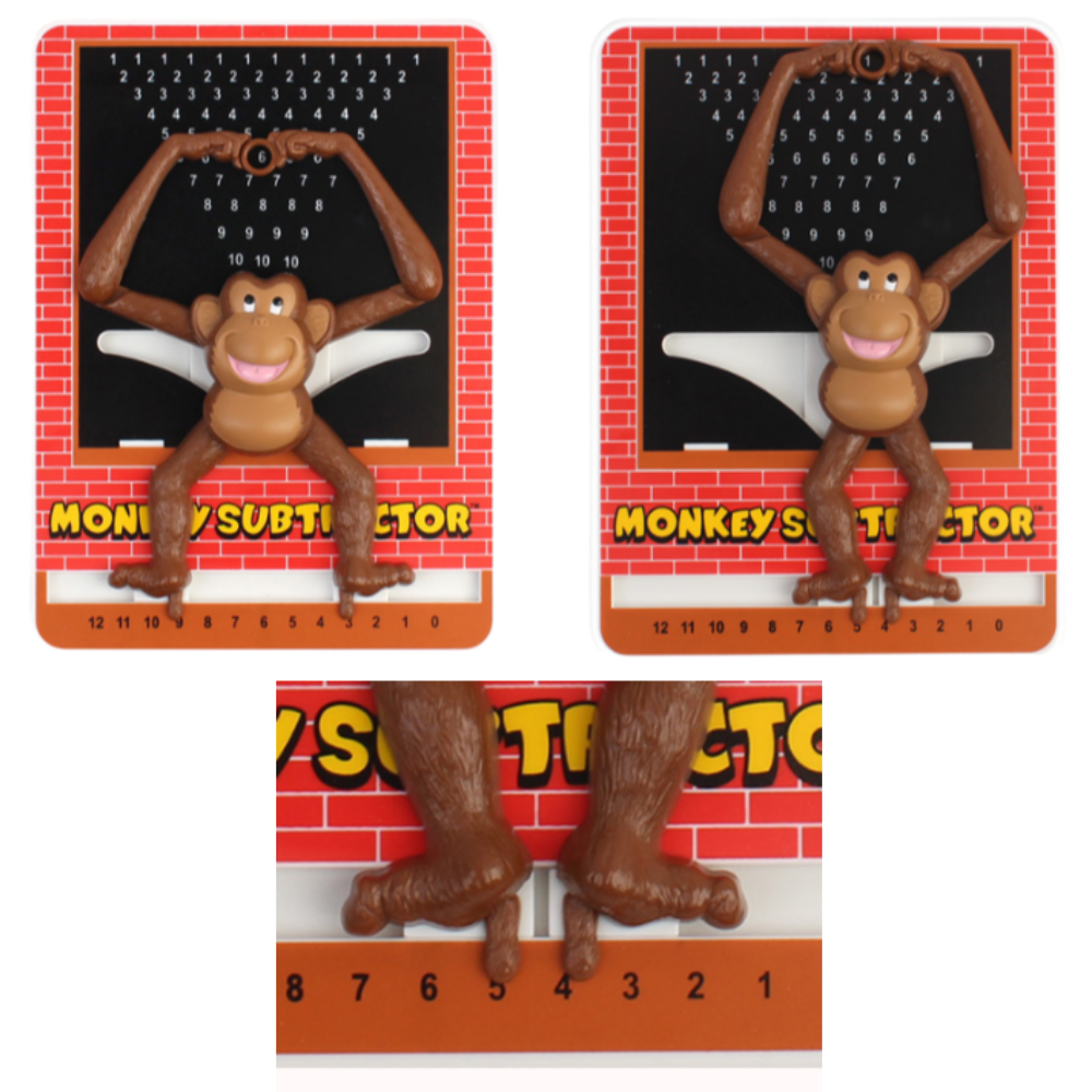 원숭이 계산기 곱셈판 초등학생 어린이 덧셈 뺄셈 구구단 수학 교구