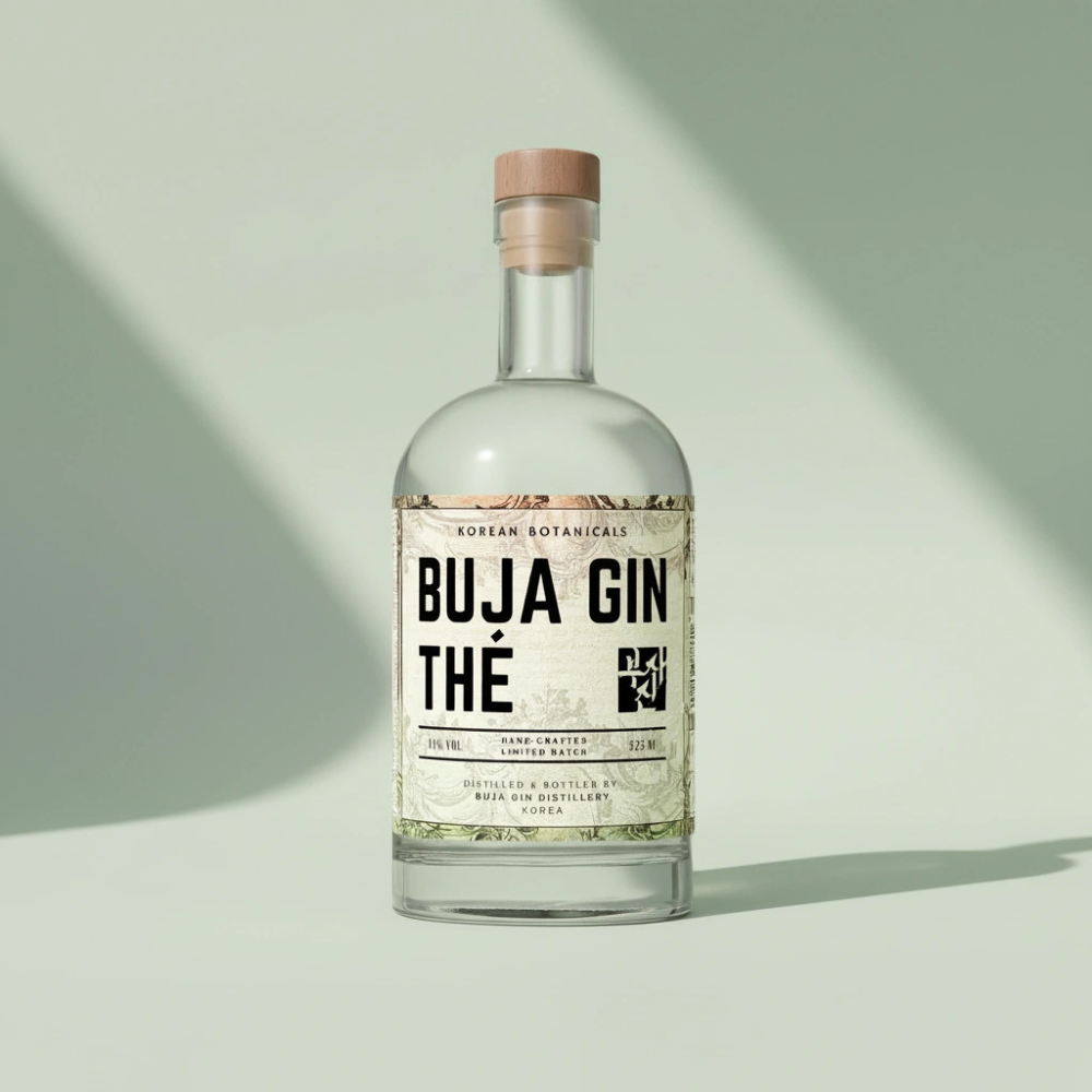부자진 떼부자 44도 신제품 수제 전통주 진 증류주 (BUJA GIN) 525ml, 1개 - 메인 이미지