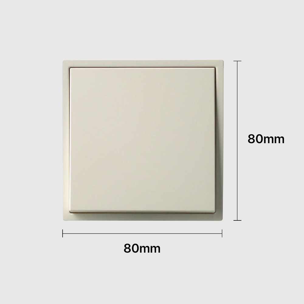 클릭 콘센트 2구 아이보리 스위치 전기 CLICK 일렉트릭 인테리어 유럽형 정사각
