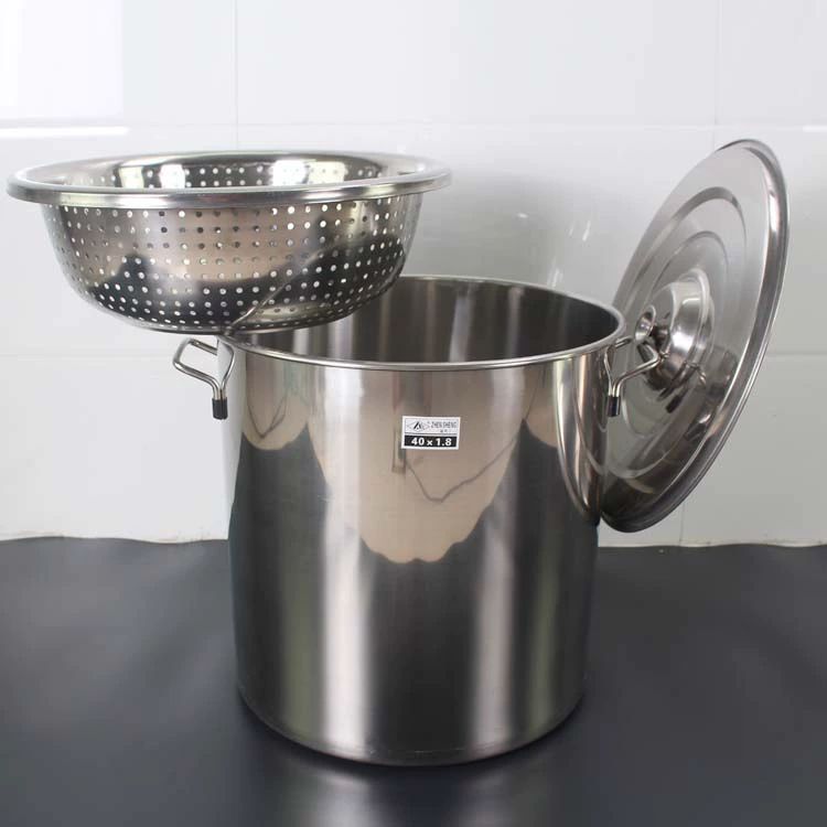 잔반통 업소용 짬통 음쓰통 쓰레기통 처리 수거통 급식 높이 22cm 버킷+체 세트 - 상세 이미지 3