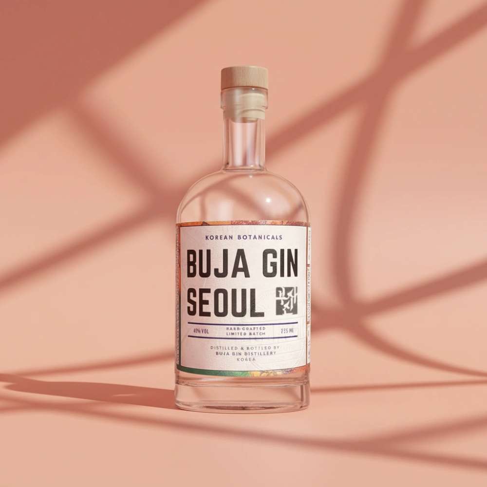 부자진 일년감 44도 주류박람회 크래프트 진 선물추천 증류주 (BUJA GIN) 525ml, 1개 - 메인 이미지