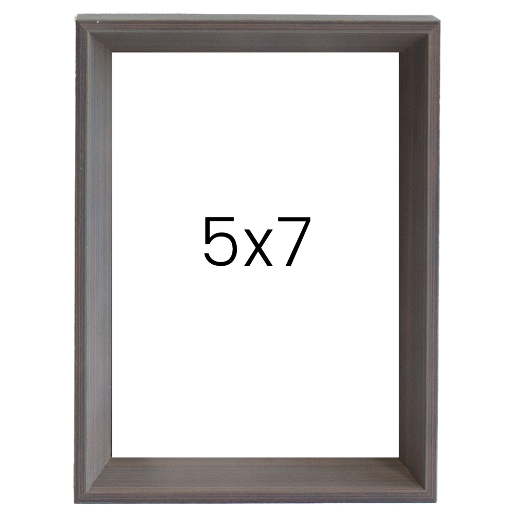 5mm트윈 나무액자 사진액자 웨딩 포토테이블 인화 탁상 소형 5x7 127x177mm, 그레이 - 메인 이미지