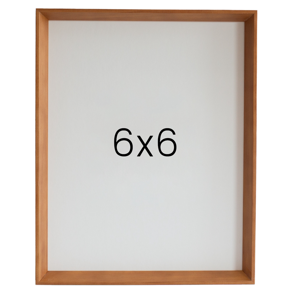 5mm트윈 나무액자 사진액자 웨딩 포토테이블 인화 탁상 소형 6x6 152x152mm, 연밤 - 메인 이미지