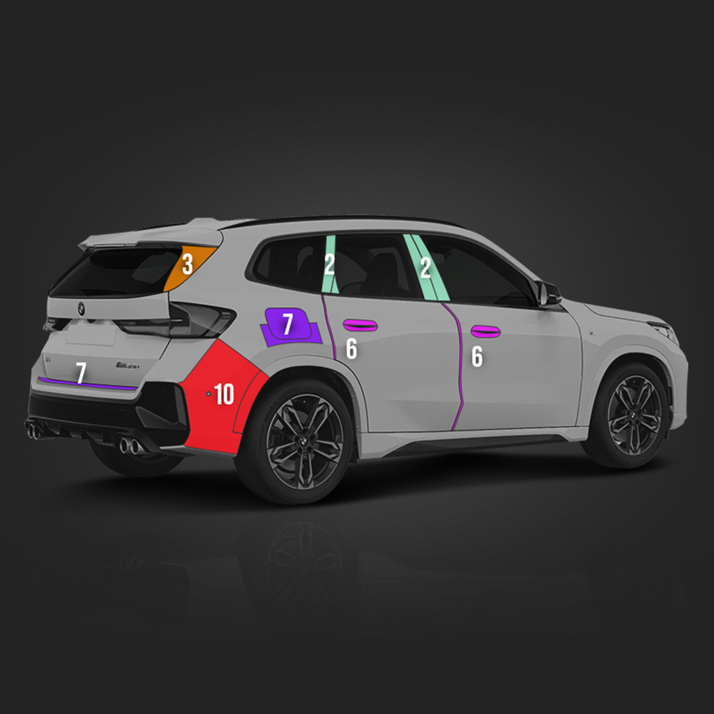 저스트쉴드 BMW X1 PPF필름 헤드라이트 전방센서 부분구매 - 상세 이미지 3