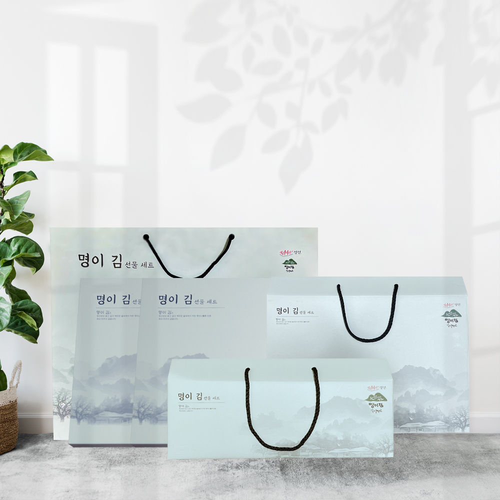 명이김 선물세트 명절 설 추석 선물세트 조미김 도시락김 캔 - 상세 이미지 3