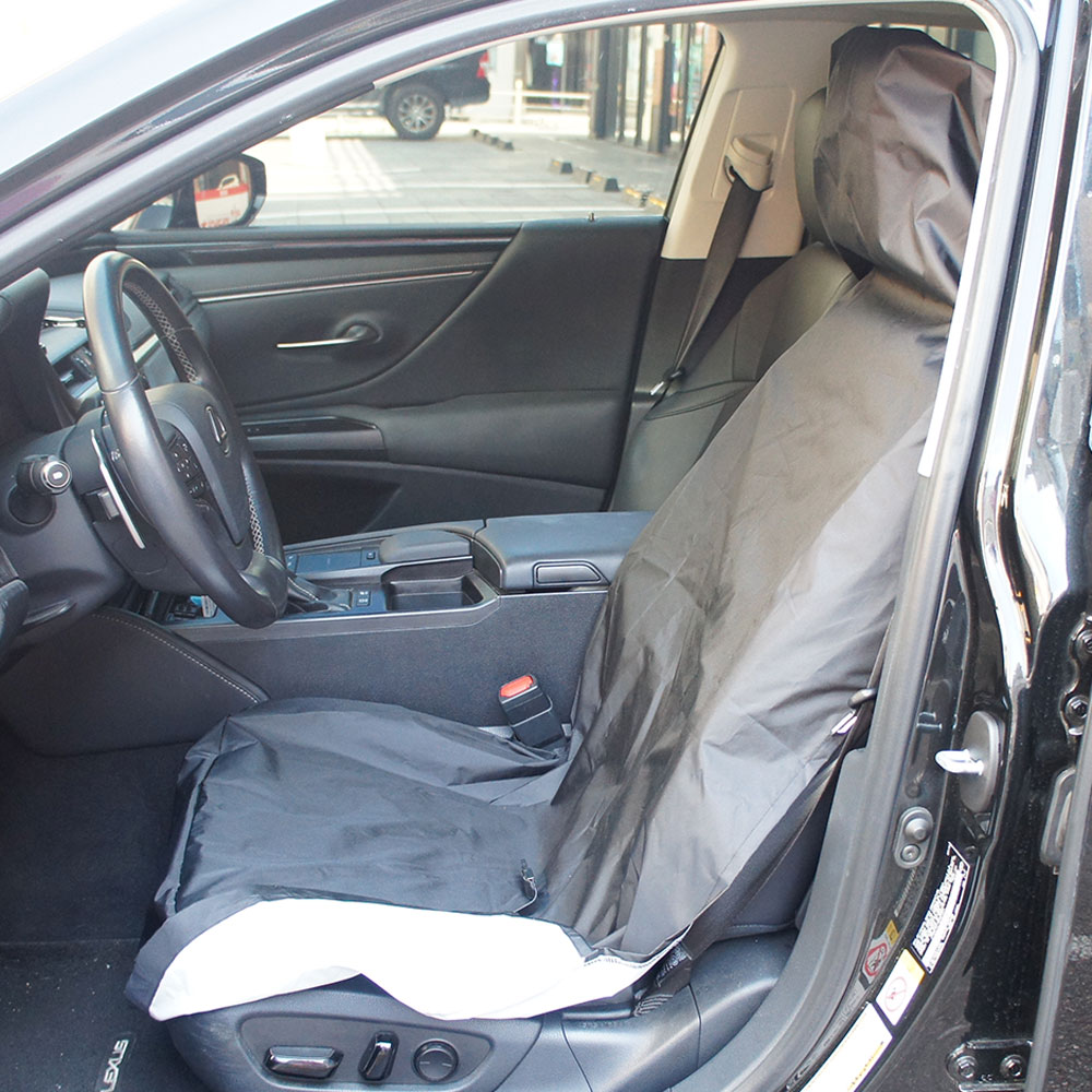 더퍼 자동차 시트 방수 커버 1인석 가죽 손상 오염 방지