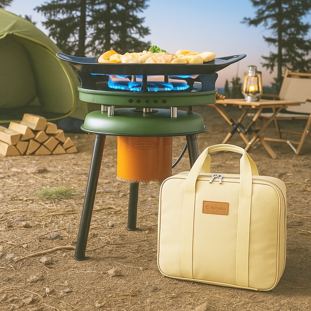 해바라기 버너 그리들 이소 가스 강염 액출 고화력 캠핑 낚시 휴대용