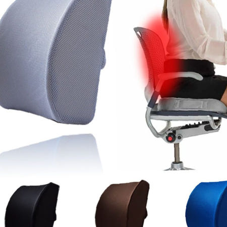 디에이치코리아 메모리폼 허리쿠션 의자등받이 지지대 차량용 받침대