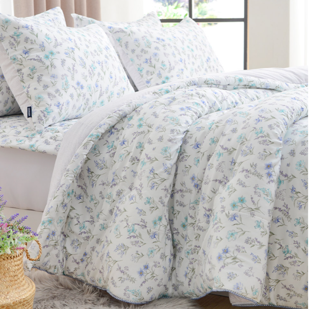 콜라겐 모달 알러지케어 옥수수솜 먼지없는 따뜻한 두꺼운 겨울 차렵 이불 SS