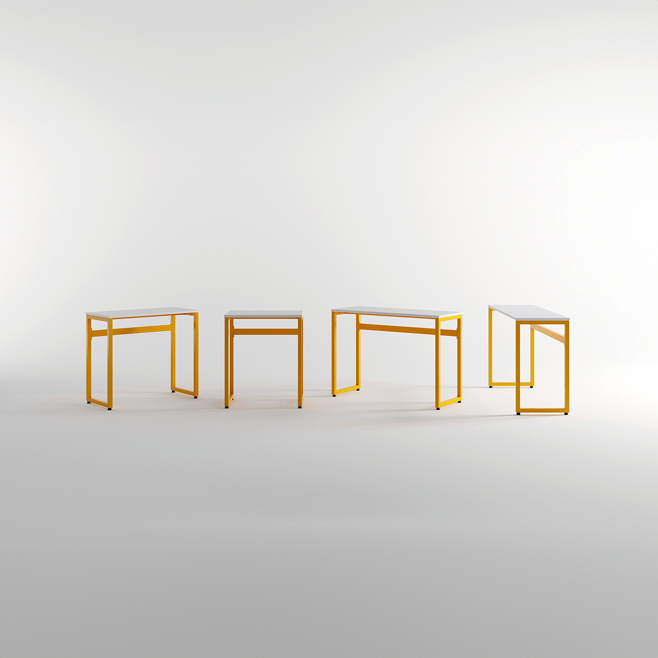 인디업 보조책상 폭좁은 거실 좁고긴 책상 1300 x 300 x 720 와이드 원룸 베란다 창가 슬림