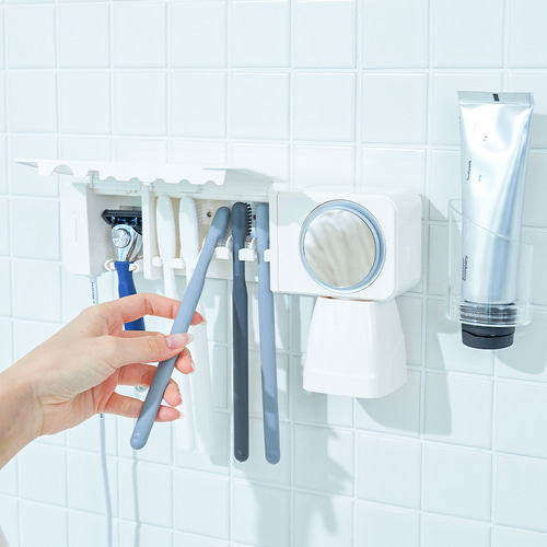 유토렉스 프리미엄 더블케어 UV 히팅건조 듀얼 칫솔살균기