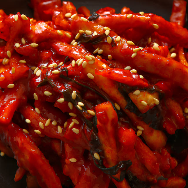 옥돌김치 무말랭이 1kg 국산 전라도 무우말랭이 무침 맛집