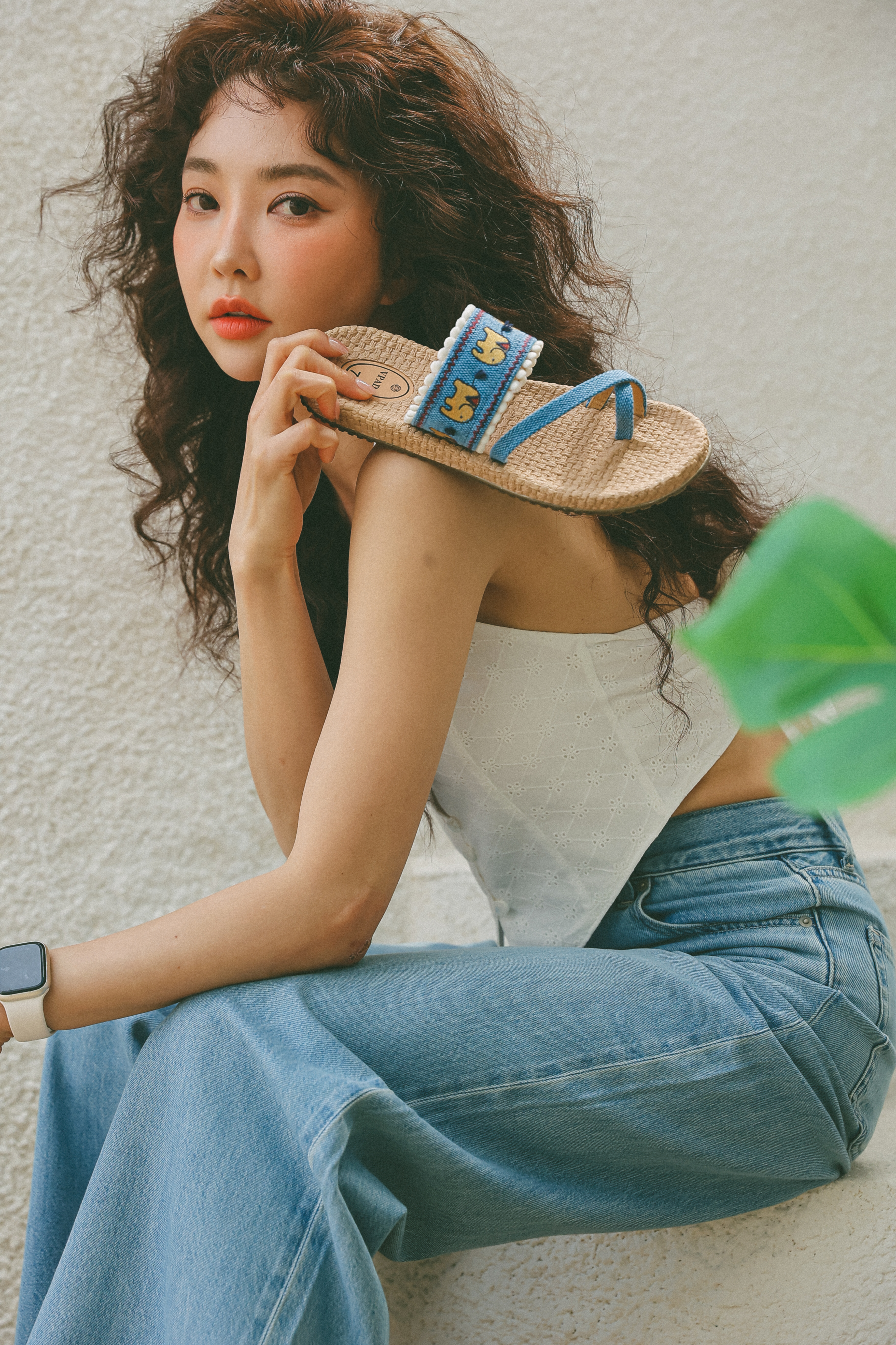 VPADA 브이파다 E27 블루 코끼리 여행 슬리퍼 - 상세 이미지 2