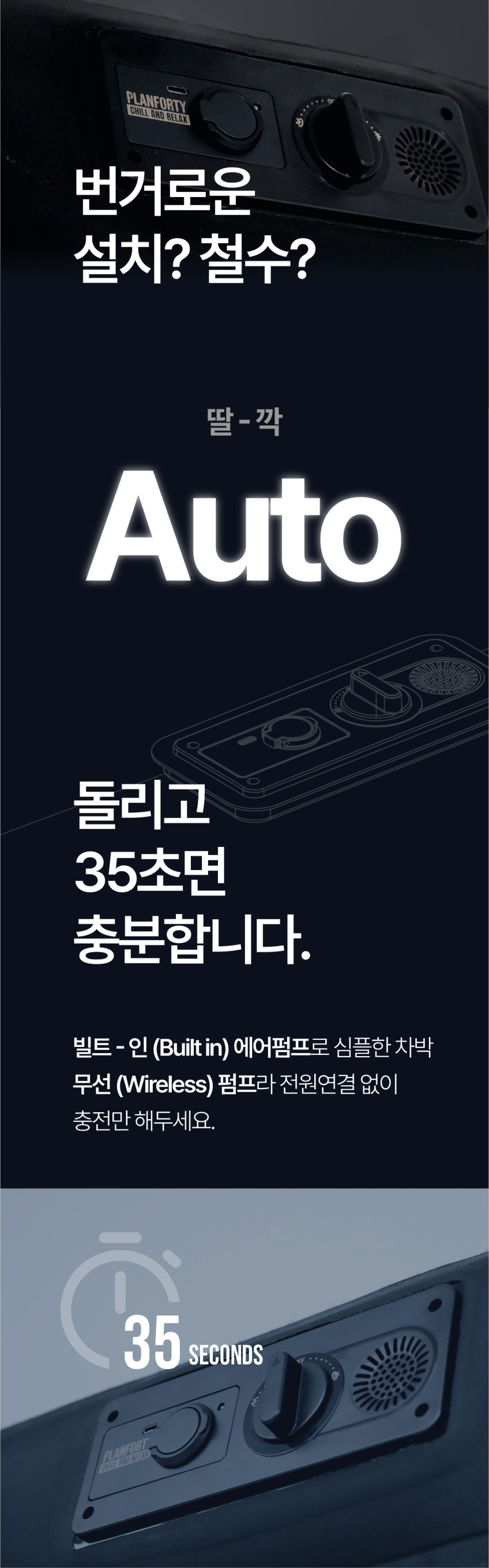 플랜포티 Z매트 차박매트 차량용에어매트 테슬라 판매처 상세 정보 이미지 2