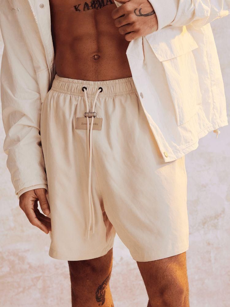 Blessed Folks 남녀공용 유니섹스 피트니스 속건성 캐주얼 쇼츠 - 상세 이미지 5