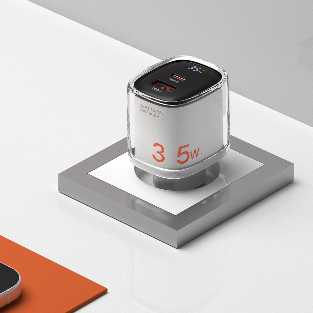 오아 쁘띠차저 35W GaN PD3.0 PPS 2포트 초고속 멀티 충전기 USB C타입 - 상세 이미지 2
