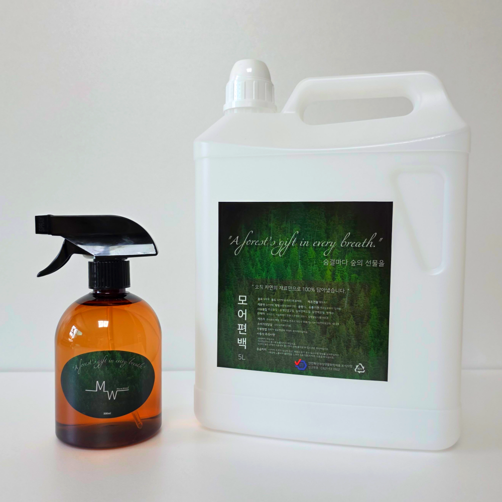모어우드 피톤치드 스프레이 곰팡이 냄새제거 탈취제 모어편백 심재 편백수 5L, 1개