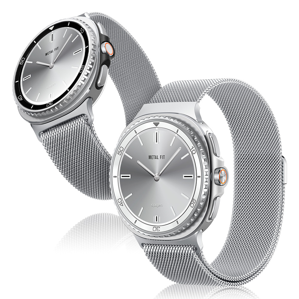 갤럭시워치8 클래식 스트랩 메탈 밀레니즈 밴드 메탈핏