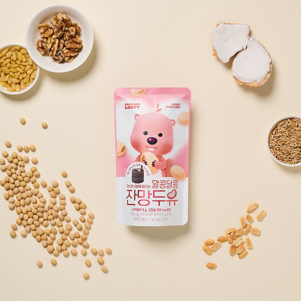 연두 잔망루피 알콩달콩 잔망두유 오리지널 180ml 이미지 7
