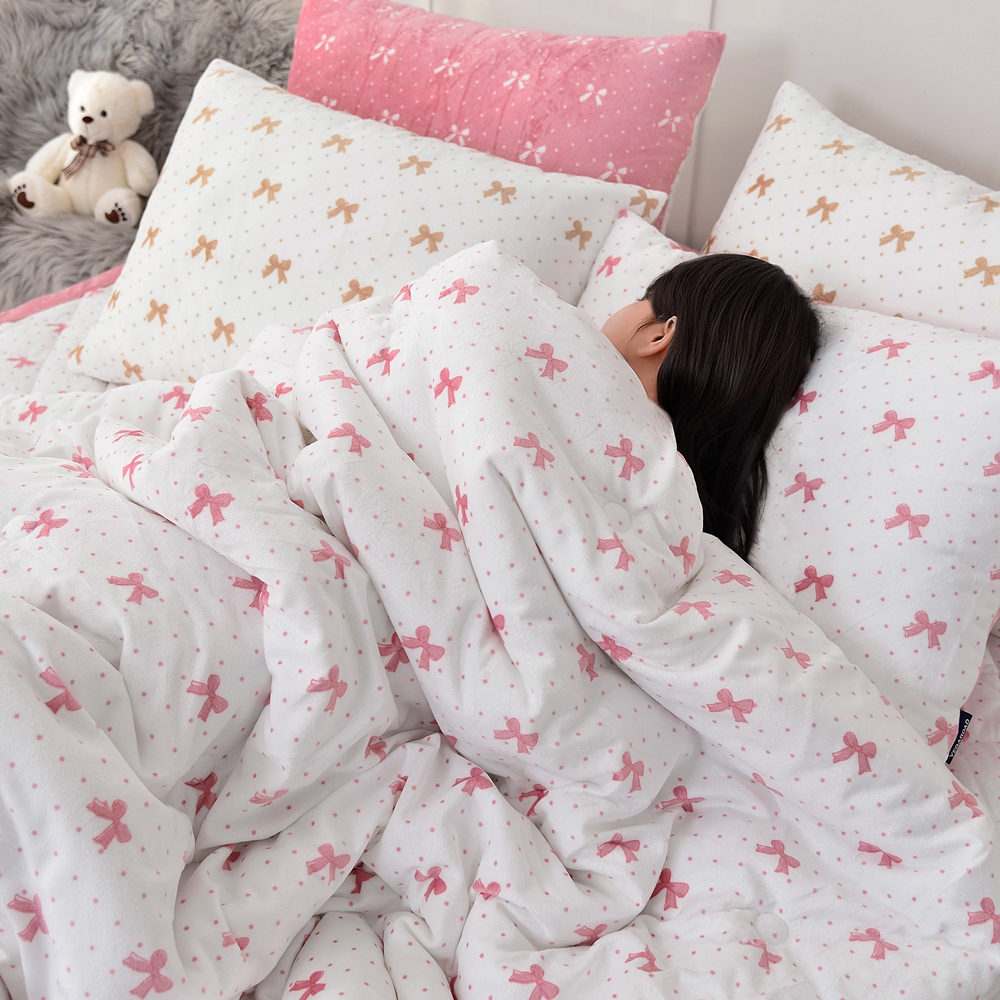 나라데코 얇은 밍크 극세사 차렵이불 따뜻한 겨울 이불 SS