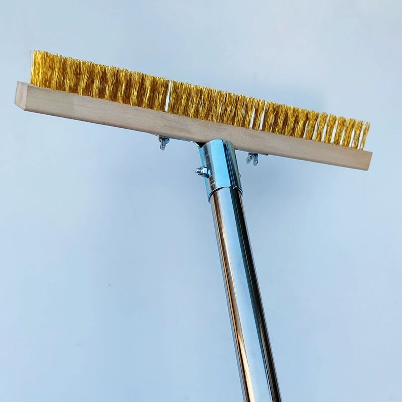 철빗자루 철사 청소용 청소 야외 마당쓸기 대형 20cm 헤드 교체용 - 상품 이미지