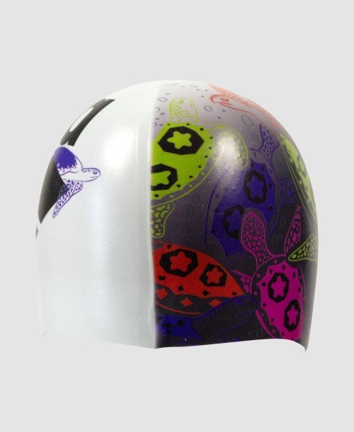 아레나 HD Adult Swimming Cap - Sea Turtles - 상세 이미지 5