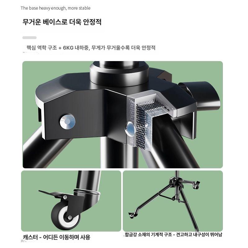 노트북 스탠딩 책상 일하는 입식 리프팅 높은 데스크탑 높이조절 서서일하는 컴퓨터 컴퓨터책상 바퀴없음 125cm 트레이+마이크 클립 - 상세 이미지 5