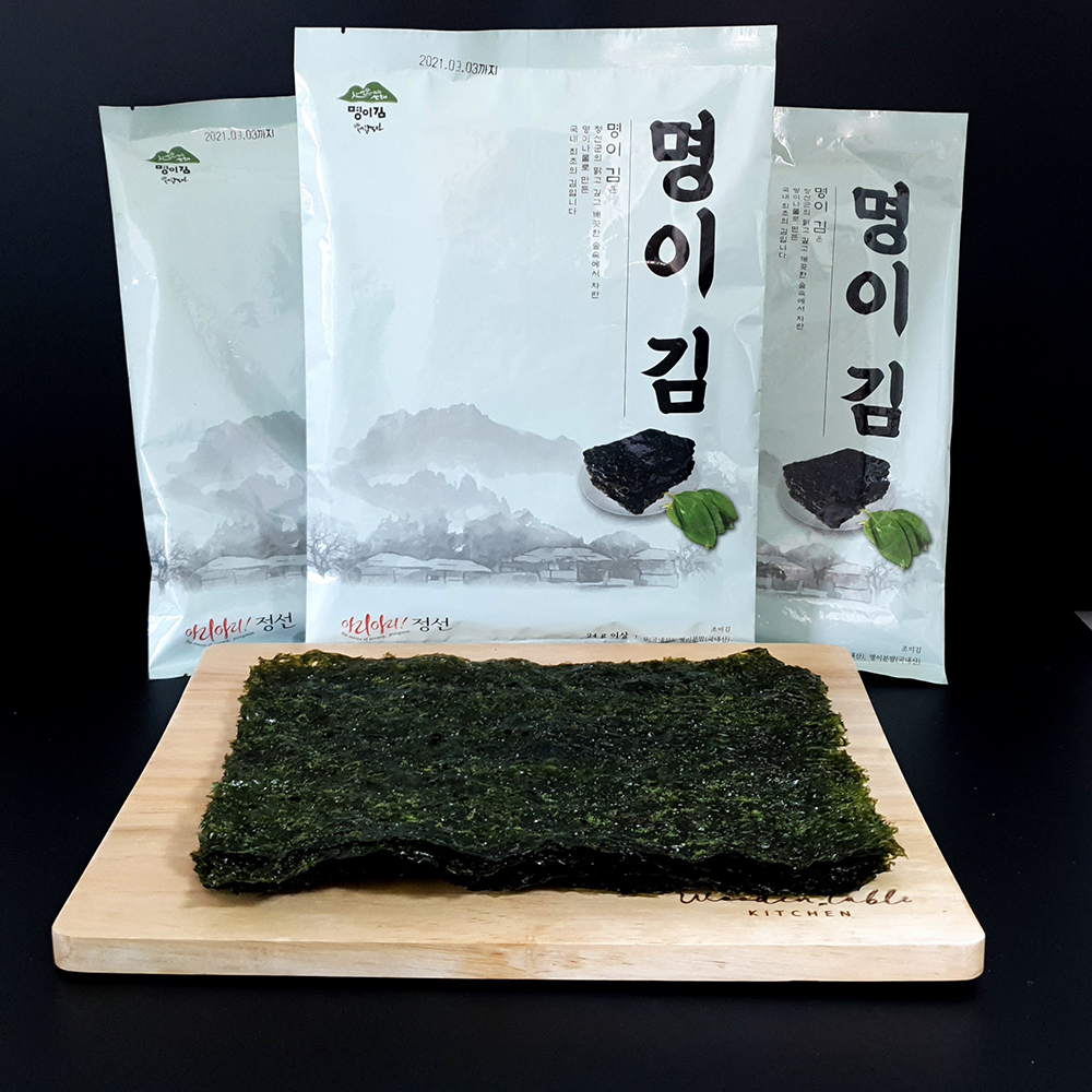 명이김 선물세트 명절 설 추석 선물세트 조미김 도시락김 캔 이미지 7