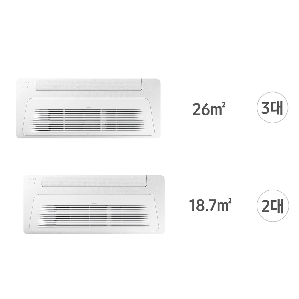 삼성 무풍 Wi-Fi 시스템 에어컨 전국 기본설치비포함 천정형 5실, 116.4㎡, 단배관 - 상세 이미지 2