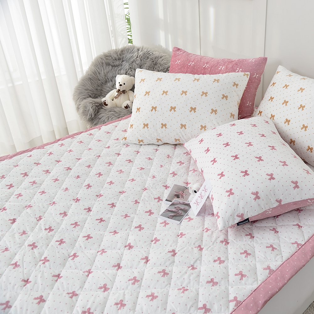 나라데코 밍크 극세사 패드 따뜻한 겨울 밴딩 침대패드 SS