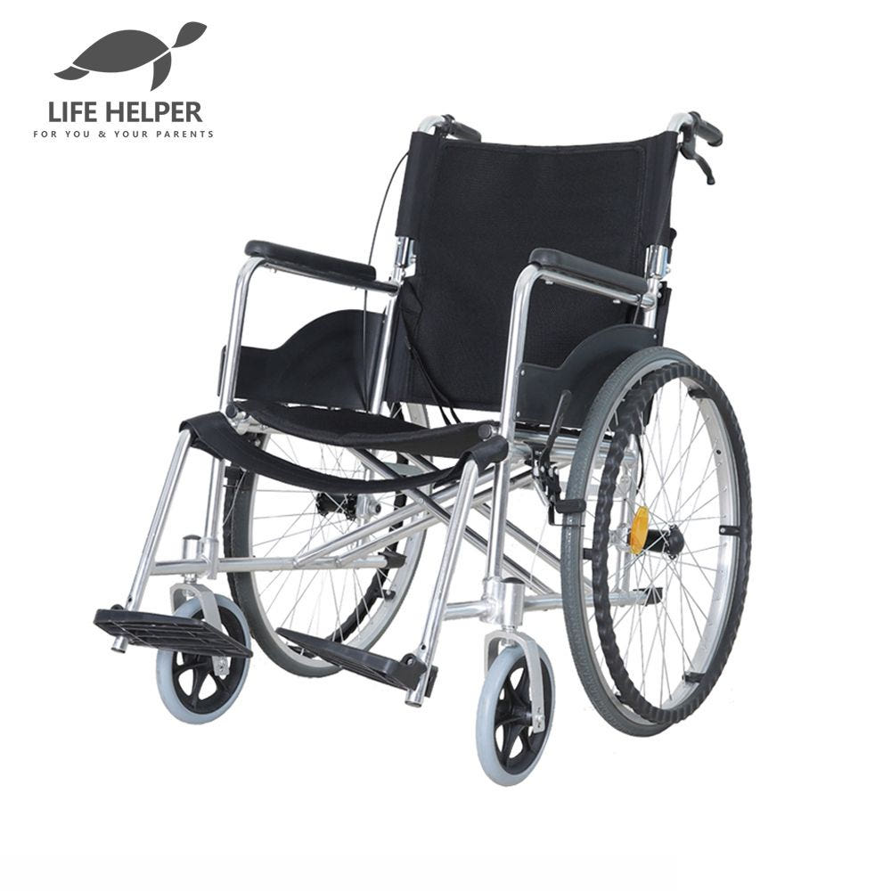 A1 접이식 수동 휠체어 경량 가벼운 알루미늄 가정용 병원 장애인 노인 ( 대여 아님 ) 제품 이미지