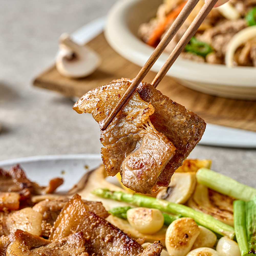 돼지주물럭 간장돼지불고기 제주 흑돼지 왕구이 갈비 밀키트 1kg, 1개 이미지 7