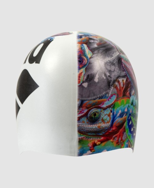 아레나 HD Adult Swimming Cap - Iguanas - 상세 이미지 5
