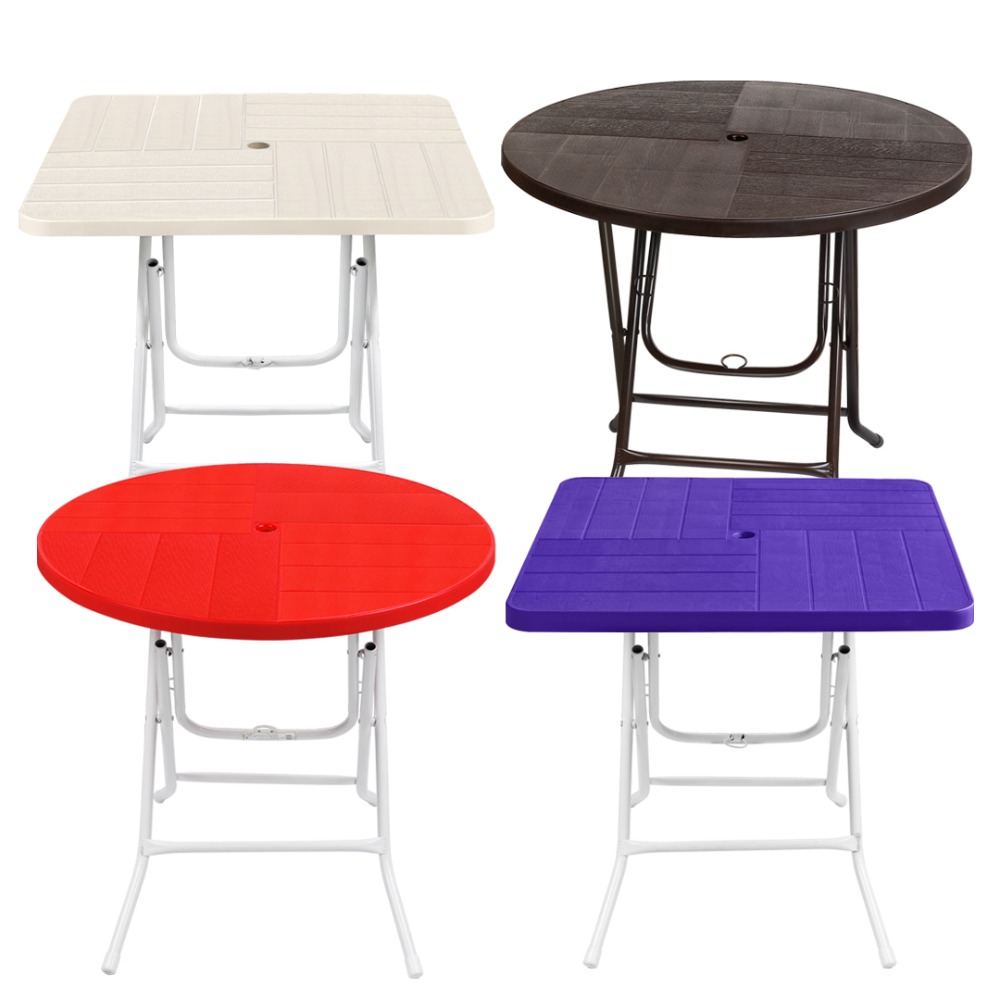 야외 라탄 플라스틱 원형 사각 테이블 국산 편의점 포장마차 간이 테이블