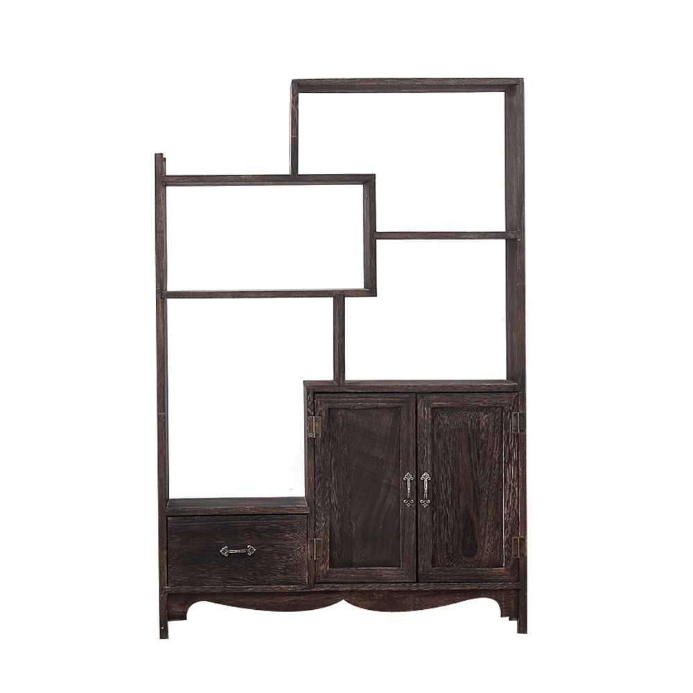 도자기 장식장 엔틱 골동품 수석 거실 럭셔리 수납 50x15x75cm - 상세 이미지 5