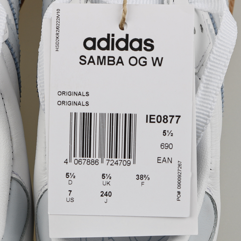 아디다스 우먼 삼바 OG 운동화 IE0877