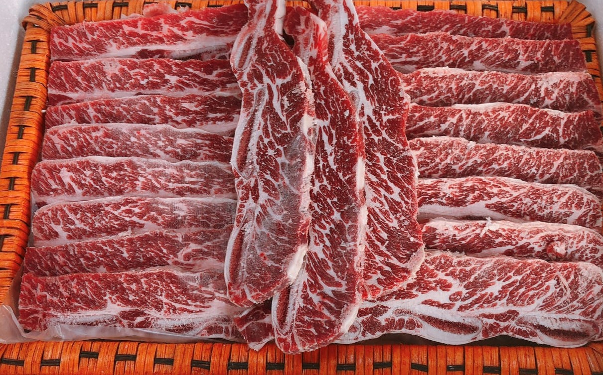 담다 LA갈비 선물세트 소갈비 갈비찜용 꽃갈비살 블랙앵거스 1KG 미국산 소고기 초이스 대표 이미지
