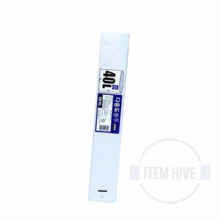 재활용쓰레기봉투 40L 반투명 50매입 55x73 대용량봉투