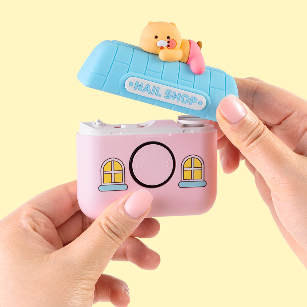 [슈퍼적립]카카오프렌즈 네일샵 전동 손톱깎이 (춘식이 레드/춘식이 스카이) 이미지 6