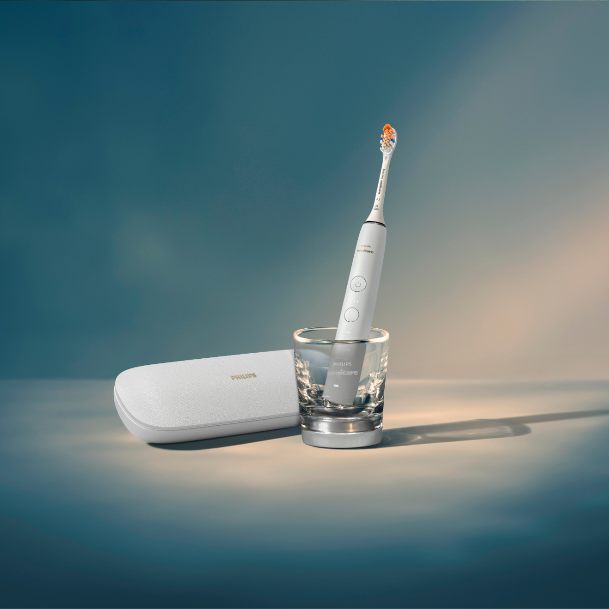 필립스 소닉케어 전동칫솔 다이아몬드클린 9000 화이트 HX9914/77+올인원 칫솔모 1P 증정