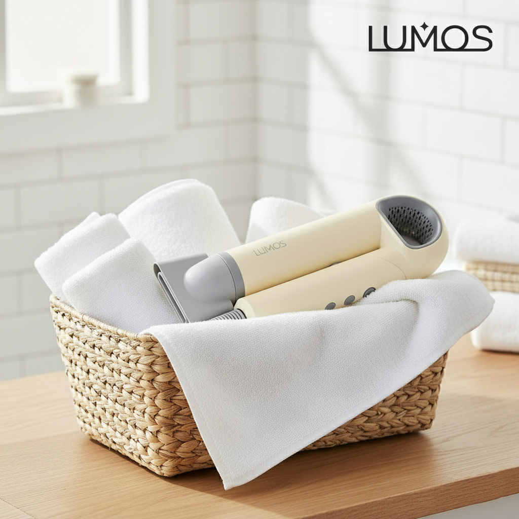 루모스 접이식 드라이어 BLDC 모터 저소음 초경량 음이온 여행용 휴대용 헤어드라이기 제품 이미지