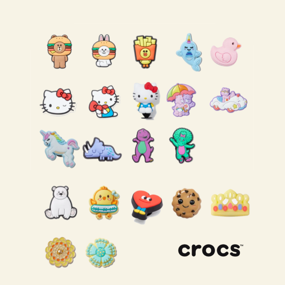 1+1 캐릭터 자비츠 세트 LED 짱구 산리오 치이카와 크록스 지비츠 단품